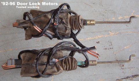 1983 Ford Bronco - SOLD Door Lock Motors from '92 F150 Tested working; fit '92-96, & older with slight modification. 8" when extended.
