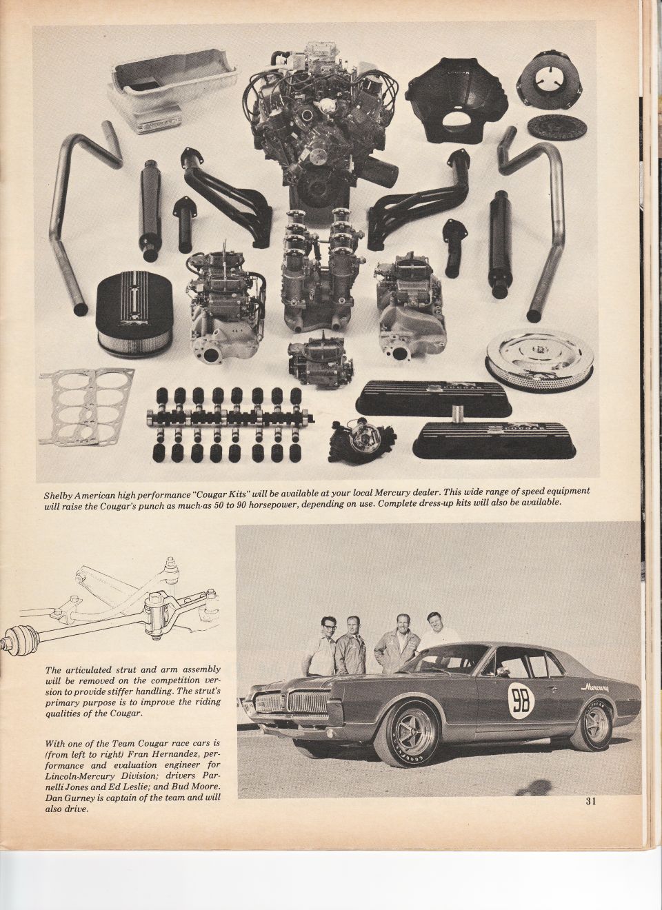 1967 Shelby Cougar Accesories