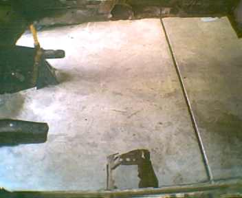 1966 Ford Ranchero - out with the trash removed all the rotten floor pan nothing worth saving