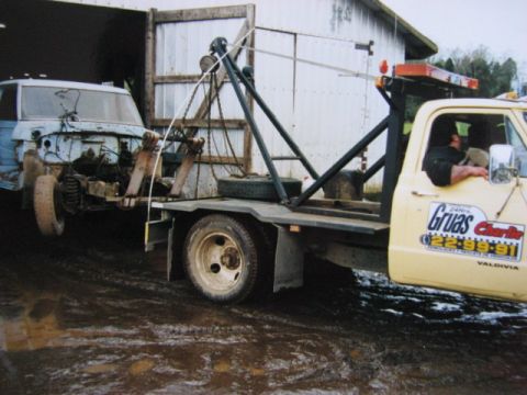 1975 Ford F-100 - Then I took her to the repair shop....