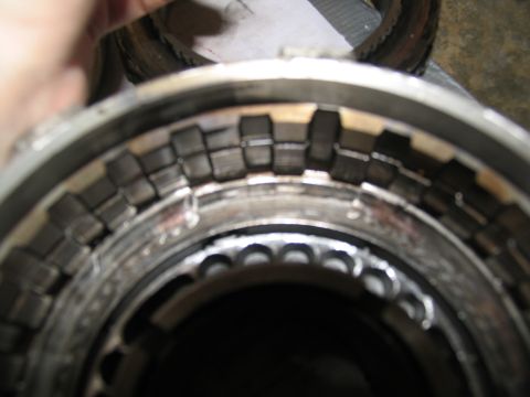 1978 Ford Bronco - This image shows a worn clutch pack from a transmission, likely needing replacement.