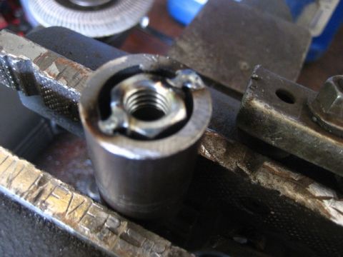1989 Ford Bronco - weld in nut of choice, stover nut is preferred