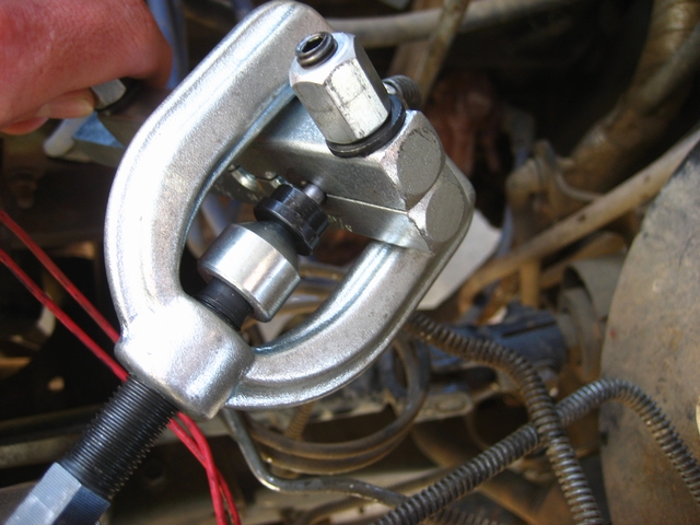 replace old fittings with new ones off master cylinder