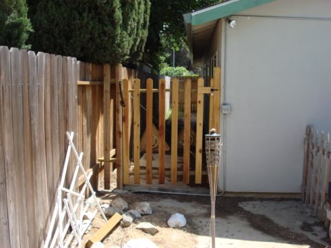 1983 Ford Bronco - this is the other side yard and some more of the pool stuff going in the shed.