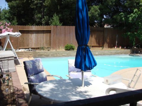 1983 Ford Bronco - here is over looking the pool area.