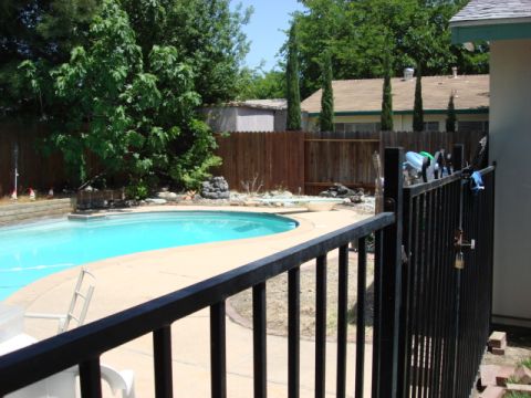 1983 Ford Bronco - this is the east side of the pool area.