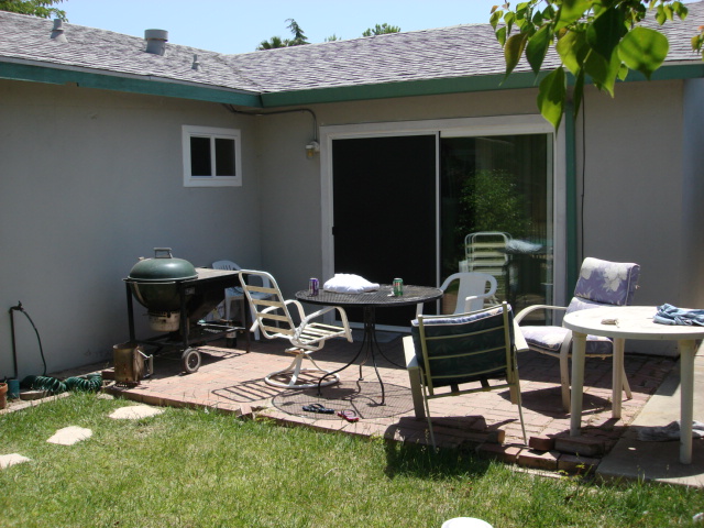here is the last view of the rear lawn area in the back yard.