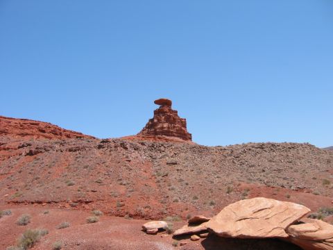 1997 Ford Ranger - Desert landscape with unique rock formations under a clear blue sky. Watermark visible.