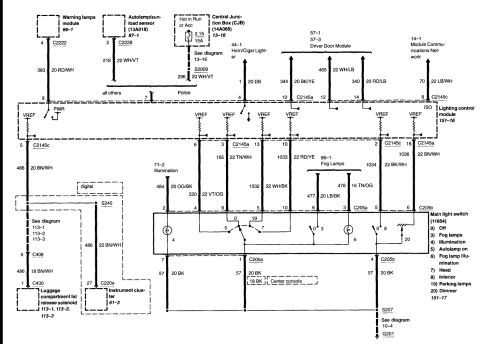 2004 Ford Crown Victoria - This is a wiring diagram, not a photo of a vehicle.