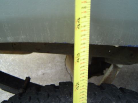 1978 Ford Bronco - Passenger rear measurement