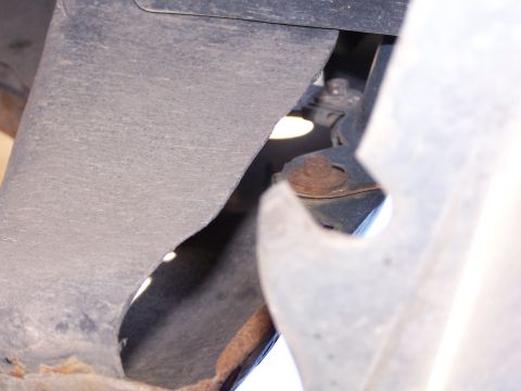 1986 Ford Bronco - Lower Rock guard support
