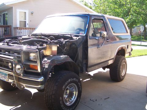 1986 Ford Bronco - Driverside Off