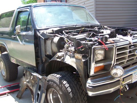 1986 Ford Bronco - Passenger side Off