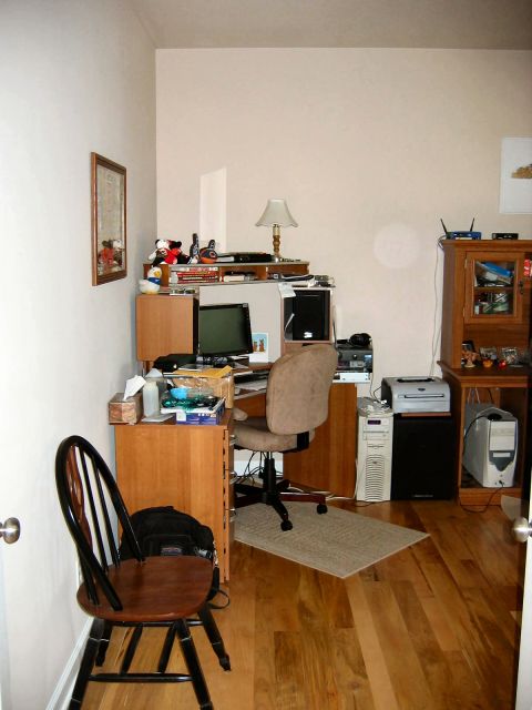 1985 Ford Crown Victoria LTD - Office - Adam's Desk, standing in doorway.