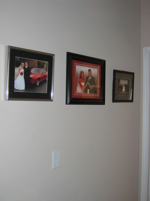 1985 Ford Crown Victoria LTD - Wedding pictures in hallway.
