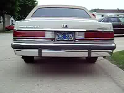 1988 Mercury Grand Marquis - Start up and Rev.