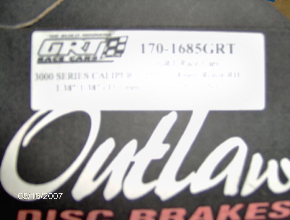 Calipers made by Outlaw Brakes