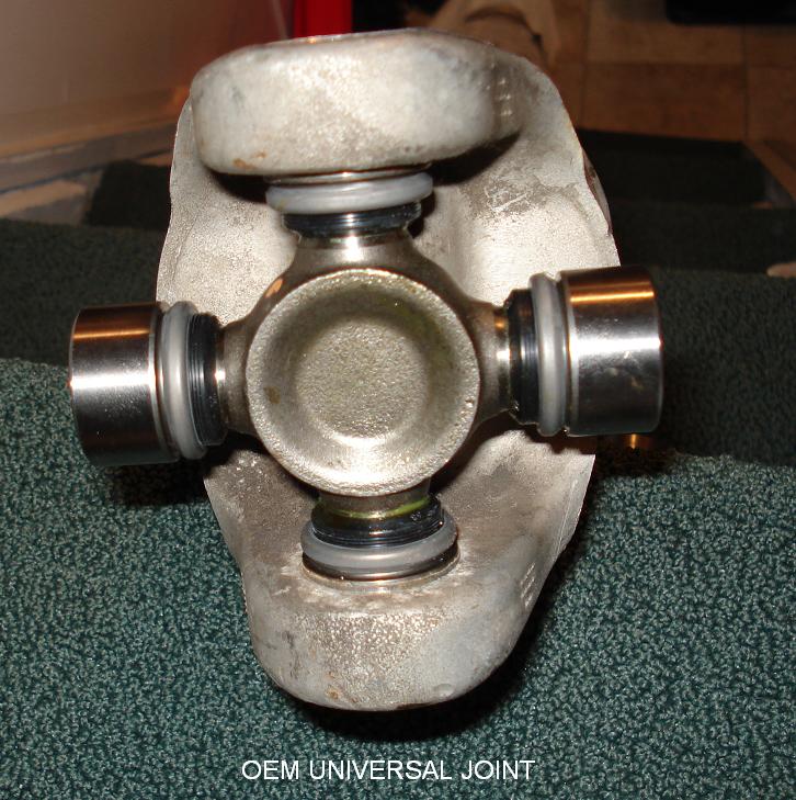 OEM universal joint resting on packing foam