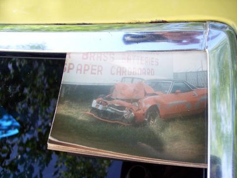 1972 Ford Ranchero - This 1972 Ford Ranchero sustained significant damage to its front end.
