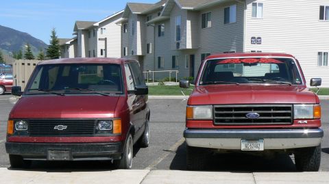 2006 Ford E350 - My 88 Bronco and 88 Astro.