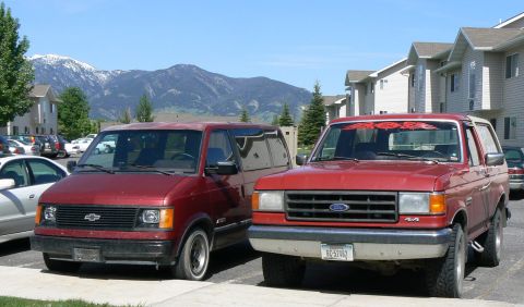 2006 Ford E350 - My 88 Bronco and 88 Astro.