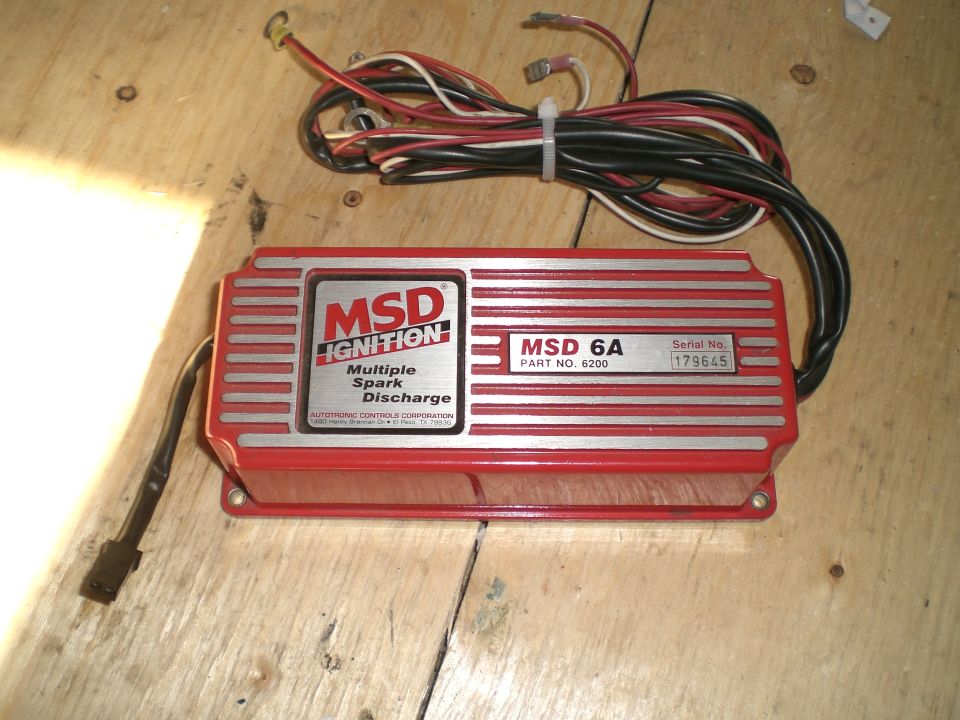 MSD 6A Multiple Spark Discharge ignition box with wiring harness