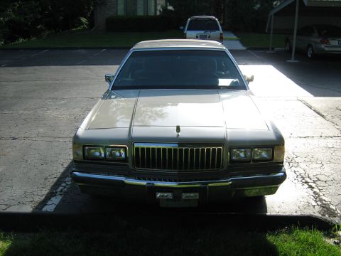 1988 Mercury Grand Marquis - right after a nice coat of polish and then Wax on the hood. 5-28-07