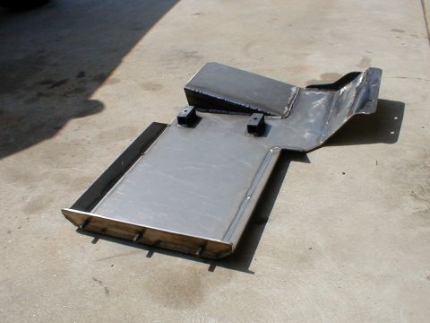 1996 Ford Bronco - This custom skid plate appears to be fabricated for off-road use, possibly for a truck or SUV.
