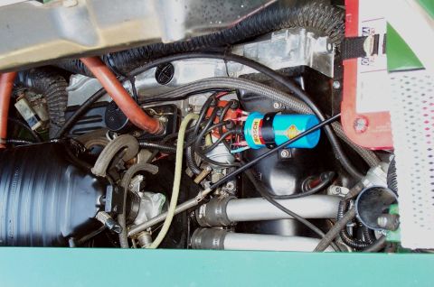 1975 Porsche 914 - Partial shot of Engine Compartment