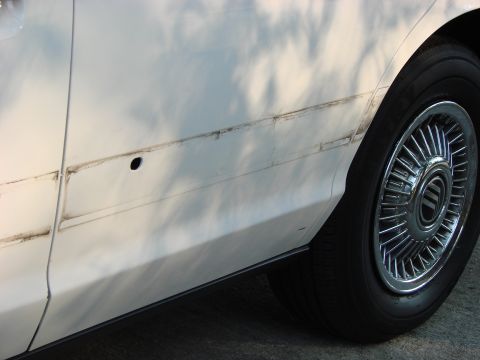 1997 Mercury Grand Marquis - It's dirty under there & there's that dumb hole!