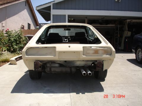 1978 Ford Mustang II - In Primer, Angle of Camera Shot is Screwy Though View 2