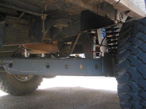 1996 Ford Bronco - cool new red brake lines