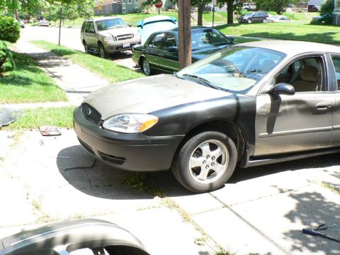 2004 Ford Taurus - New bumper cover and fender installed.