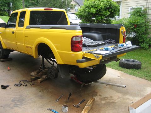 1996 Ford Bronco - lifting the ranger