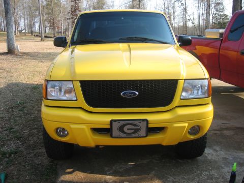 1996 Ford Bronco - ranger headlights before