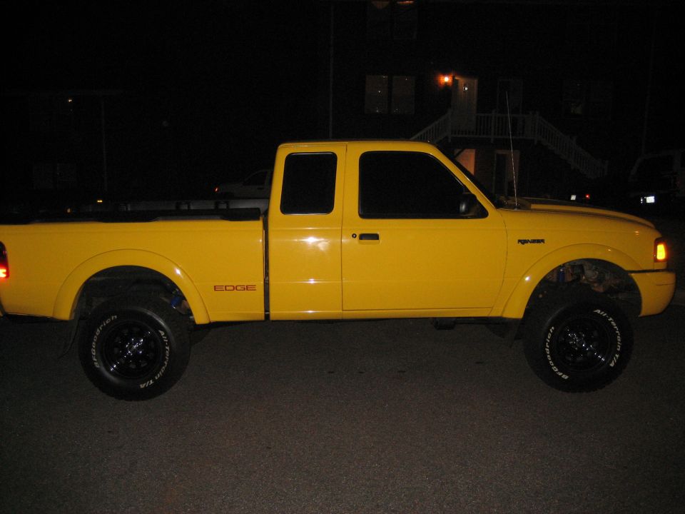 2001 ranger edge 2wd. 3" spindles&aal's 31x10.5x15 all terrains.