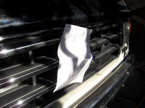 1991 Ford Bronco - It's so strong, it actually pulls three peices of paper, stapled to each other, into the grill and holds it there.