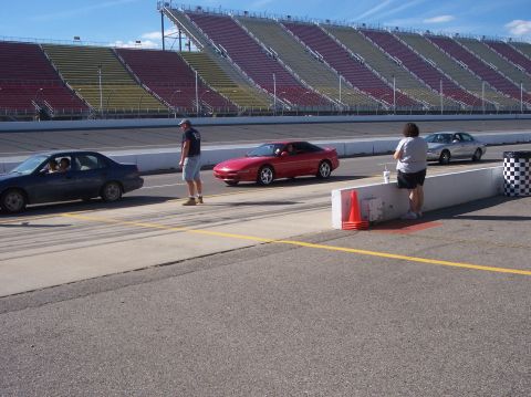 1996 Ford Probe - Here I am at Michigan International Speedway