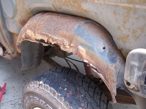 1986 Ford Bronco - Inner wheel wells