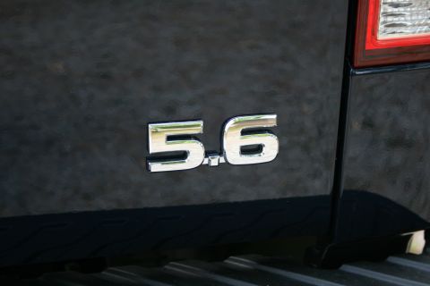 2007 Nissan Titan - The 5.6 badge indicates the engine displacement on this 2007 Nissan Titan.