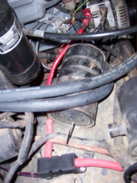 1991 Ford Bronco - I mounted the 175 amp fuse to the wheel well. Not the best place but it works pretty good.