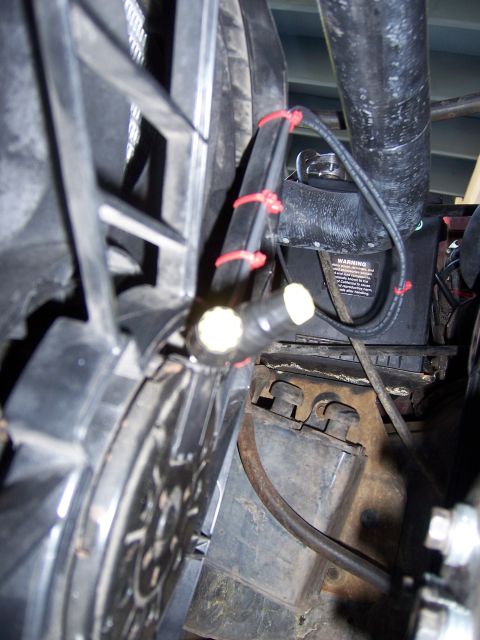 1991 Ford Bronco - Wire nutted the wires at the fan. Gub only left me about an inch so it was tight. This is how I wire in larger fans and they seem to last f…