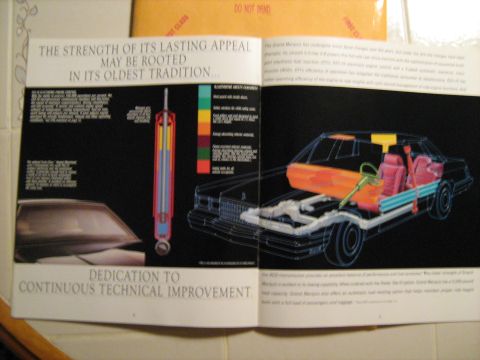 1988 Mercury Grand Marquis - Sales Brochure 4th page