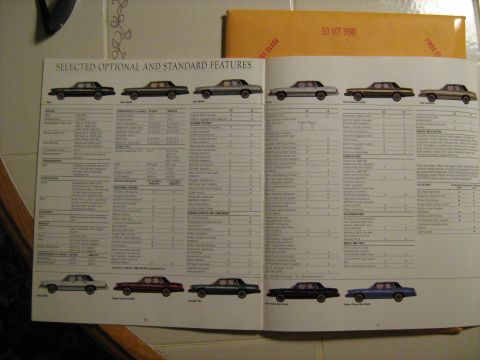 1988 Mercury Grand Marquis - Sales Brochure last pages