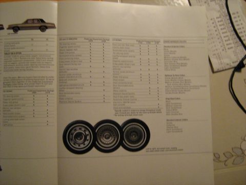 1988 Mercury Grand Marquis - Sales Brochure last pages