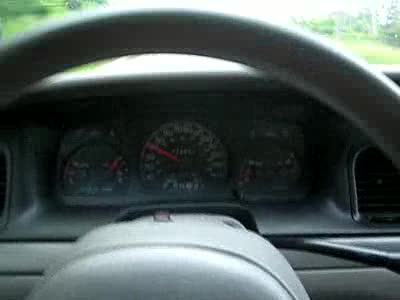 2001 Ford Crown Victoria - WOT run before exhaust mods / all stock