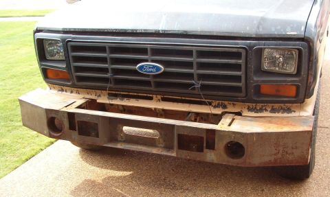 1983 Ford Bronco - In preparation to get it back on the road for a trip to Hot Springs SuperLift Off-Road Park in June, I'm going to sandblast the bumper, do…