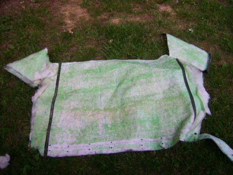 1982 Ford Crown Victoria LTD - Some of the green glue came off with the top (pray yours does as well).