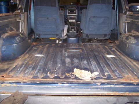 1986 Ford Bronco - Rear Tub Clean