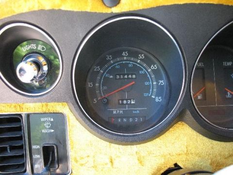 1978 Ford E250 - Interior view of a vehicle's dashboard, showing various gauges and controls.